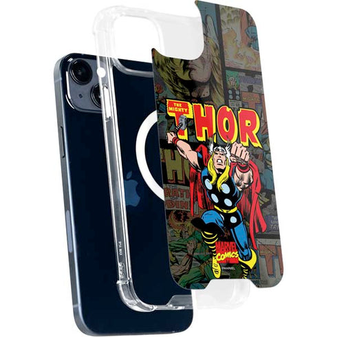 Marvel Classic Comics The Mighty Thor Vintage iPhone 15 MagSafe Case